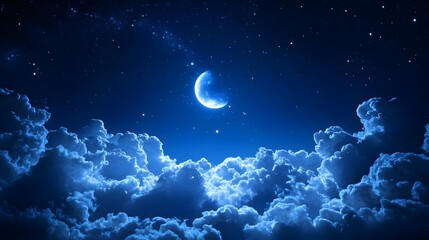Celestial Sky Meditation Peaceful Clouds