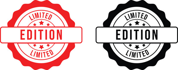 Limited edition stamp sign. Stamp with the words limited edition. Modern stamp isolated. Stamp sign vector.