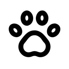 Fototapeta premium Paw Print Icon 