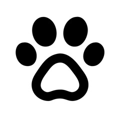 Obraz premium Paw Print Icon 