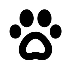 Fototapeta premium Paw Print Icon 