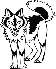 fox in the form of a dog