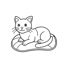 black cat with a bone