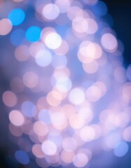 Obraz premium Abstract swirls of out-of-focus blue light, creating a dreamy, ethereal backdrop, sky, peaceful