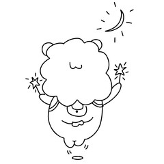 초승달밤 불꽃놀이 