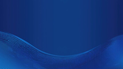 Fototapeta premium Abstract blue wavy design background, potential for digital presentation