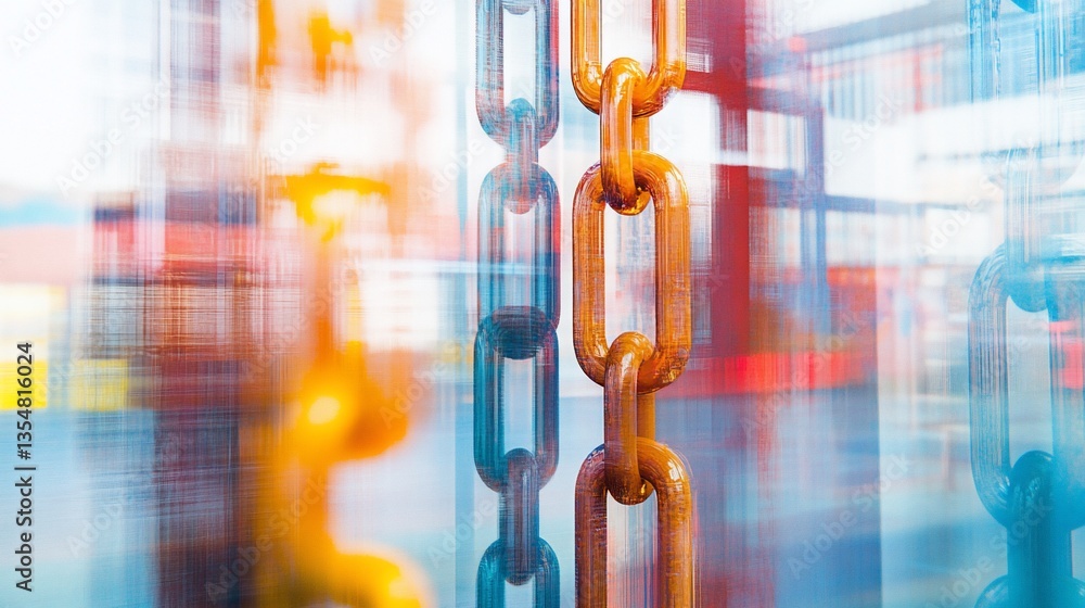 Poster abstract chains: interconnectedness and digital networks