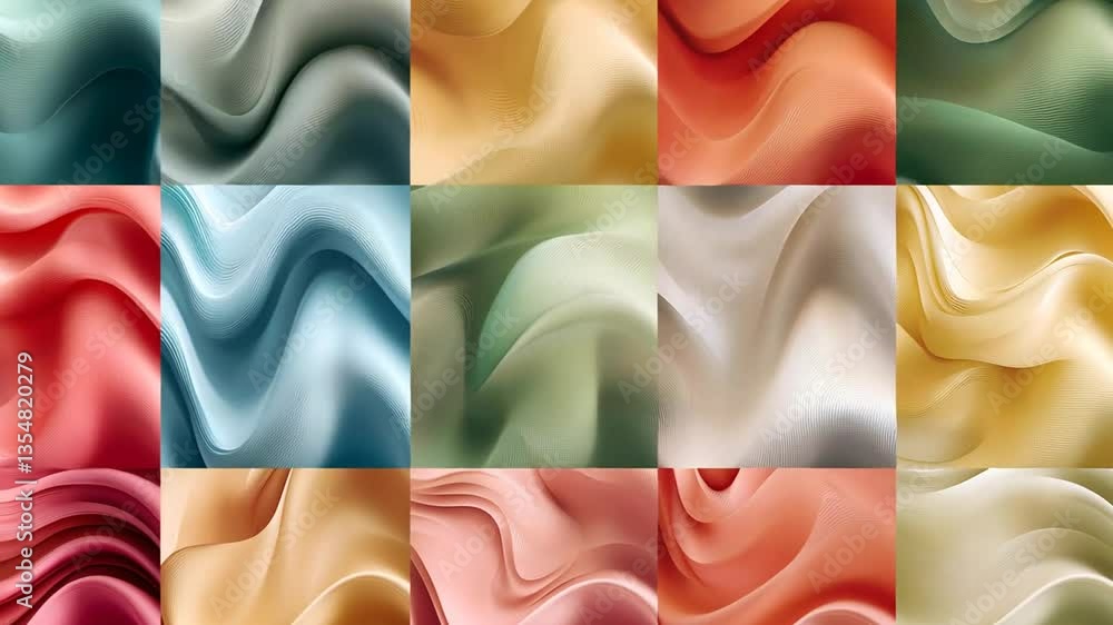 Poster gradient abstract vector illustrations for magazine covers and designs generative ai
