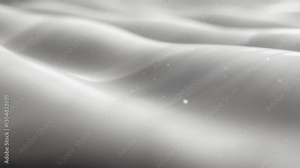 Poster abstract silver waves surface texture with light and shadow gradient