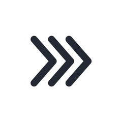 arrows icon logo vector illustration. arrows symbol template for graphic and web design collection