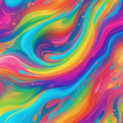 Fototapeta premium Dynamic Abstract with Flowing Forms