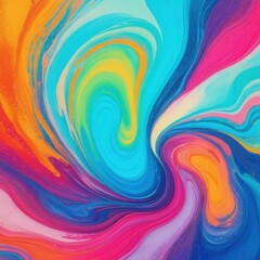 Obraz premium Dynamic Abstract with Flowing Forms