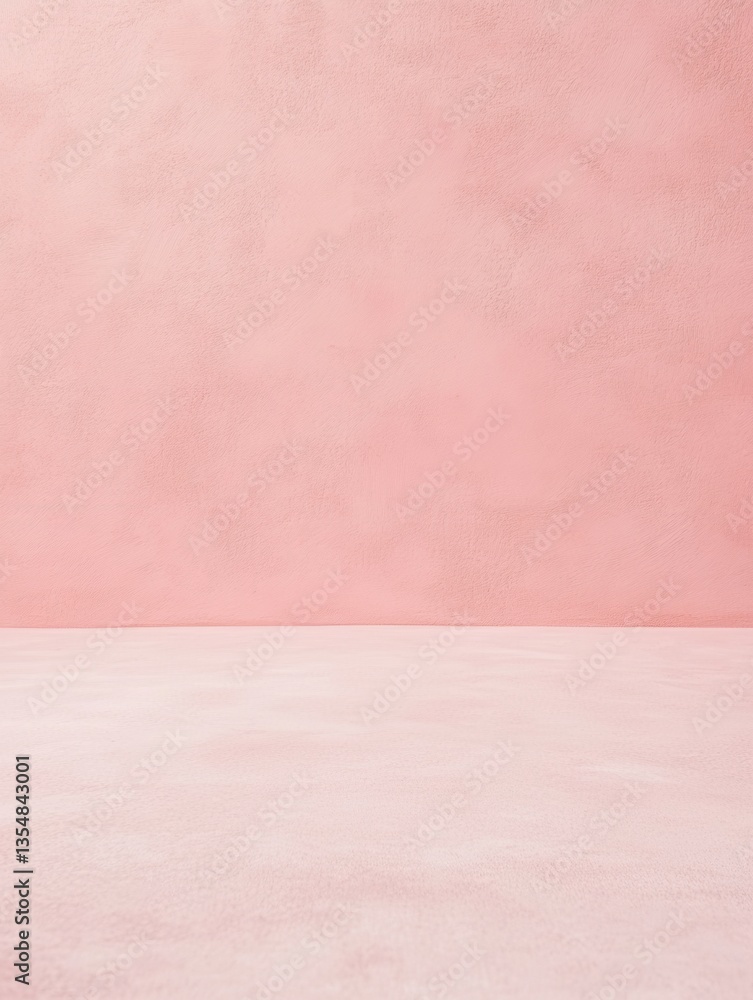 Aufkleber a smooth, light pink background with texture, offering a minimal and inviting backdrop for display