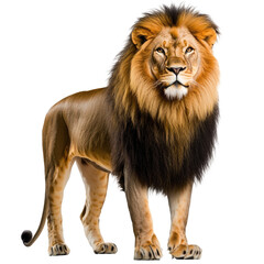Obraz premium lion isolated on PNG. Cut Out