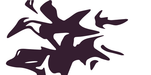 Purple and white abstract banner watercolor luxury liquid pattern color on white. Horizontal banner with waves background illustration Marbleized Stripes With marble ink texture with Splash of paint.