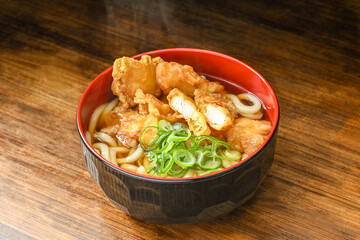 鶏天うどん