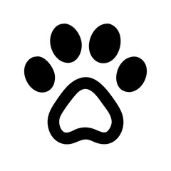 Obraz premium Paw Print Icon 