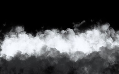 Obraz premium smoke on black background