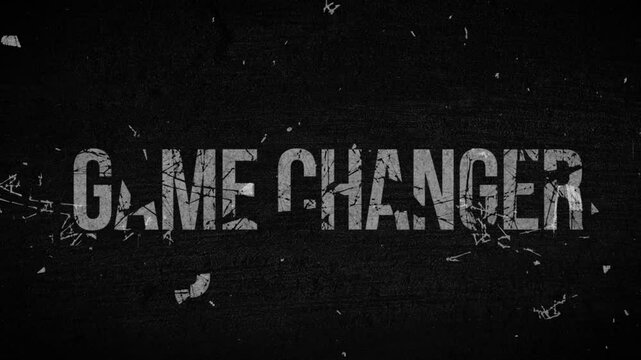 Game Changer Glass Crack Animation &ndash; High-Energy Title Motion