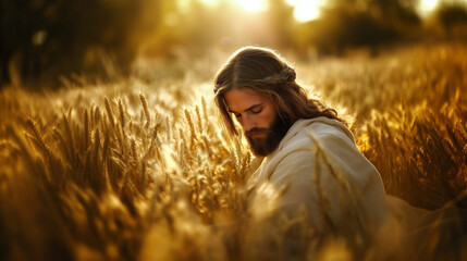 De la Biblia Jesús Cristo de Nazaret - obrazy, fototapety, plakaty