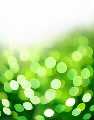 Fototapeta premium green background fading to white background with dark and light green bokeh