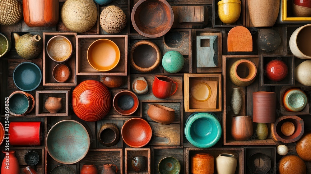 Aufkleber features inanimate objects arranged in a composition, often with attention to lighting and texture.