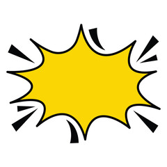 Comic Shape Vector Design