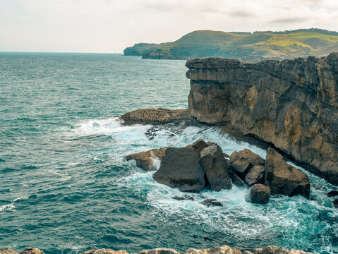 cliffs at the sea Spain