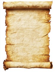 Antique Parchment Scroll Blank Vintage Paper Texture