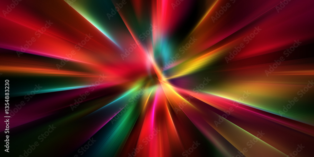 Poster gradient effect rainbow background illustration spectrum light, refraction iridescent gradient effec