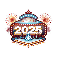 A vibrant winter carnival scene outdoors, featuring ice sculptures, festive lights, happy people, and a snowy landscape.