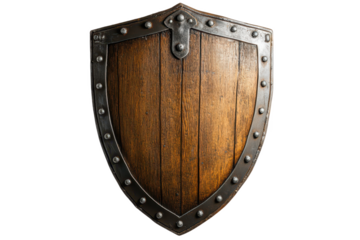 Shield isolated on transparent background