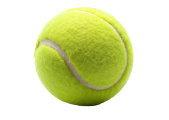 tennis ball isolated on white background PNG. GENERATIVE AI