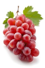 Fototapeta premium red grapes isolated on white
