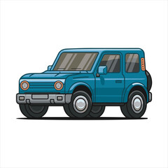Modern SUV Car Vector Illustration
Flat Design Blue SUV Car,Stylish Off-Road Vehicle Vector,Cartoon Style SUV Car Clipart,Blue SUV Car Side View Vector,Minimalist Car Illustration for Design