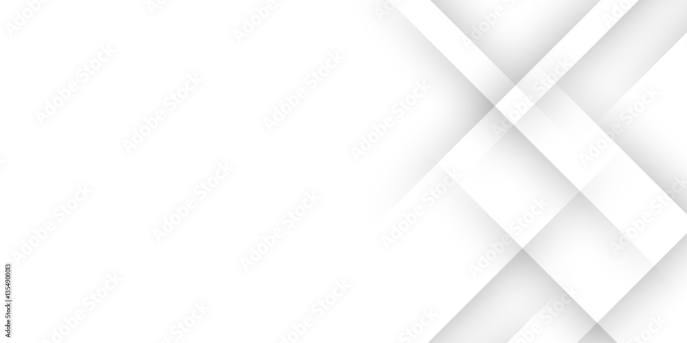 Poster Elegant abstract background with grey lines with shadow. modern abstract gray line light dynamic shape composition background. Gray and white geometric background with copy space. , Modern design.	