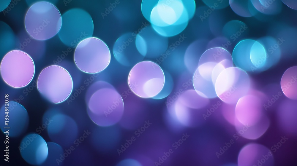 Aufkleber colorful abstract background with soft bokeh effects in shades of blue and purple enhancing visual d