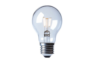 Solar Powered Bulb Isolated on White and Transparent Background PNG Image.