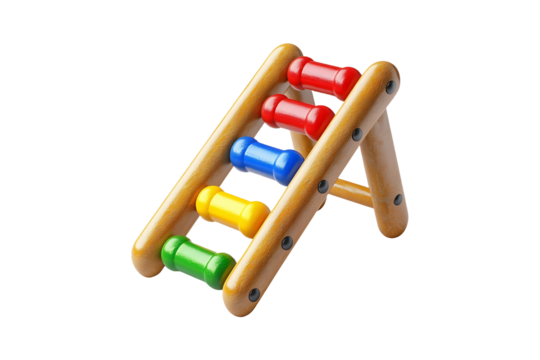 Snake And Ladder Game Isolated on White and Transparent Background PNG Image.