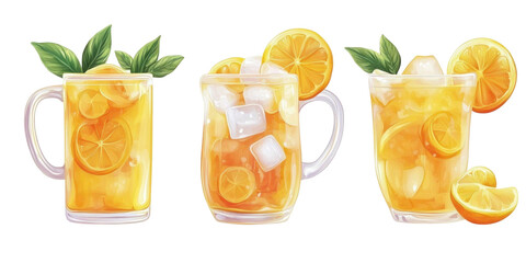 glass of orange juice