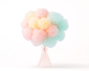 Pastel Cotton Candy Bouquet.