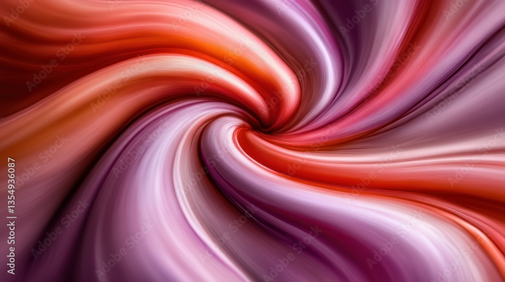 Poster a swirling abstract design comprised of colorful blended textures