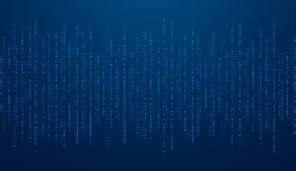 Sound waves oscillating glow light. Pixel music player equaliser. Abstract technology background Vector.
