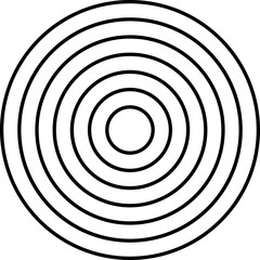 Abstract Minimalist Lined Shape