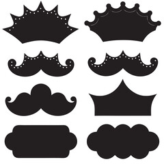 Royal crown outline silhouette 