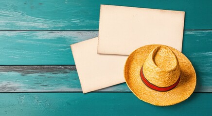 Celebrating mexican festivals vintage postcards featuring traditional decorations