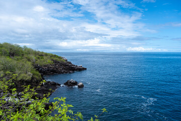Coastal view from San Cristobal Island, Galapagos Archipelago