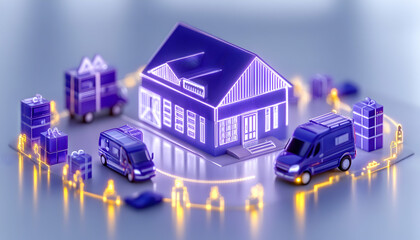 Home Delivery System - 3D Model