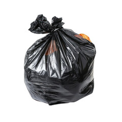 black garbage bag