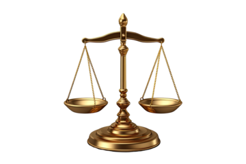 scale of justice 3d icon in cartoon plastic style minimal on transparent background